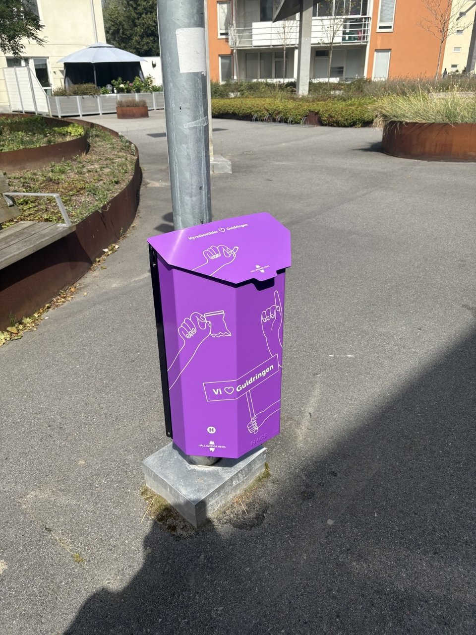 Nudging - foliering av papperskorg