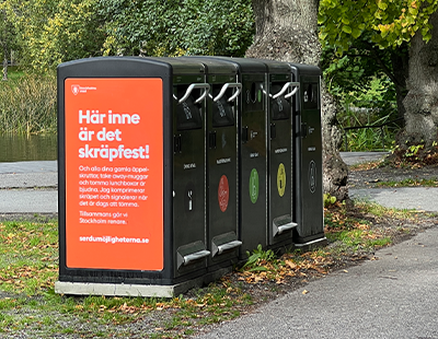 Kommun - Åtgärd - Solcellsdrivna papperskorgar